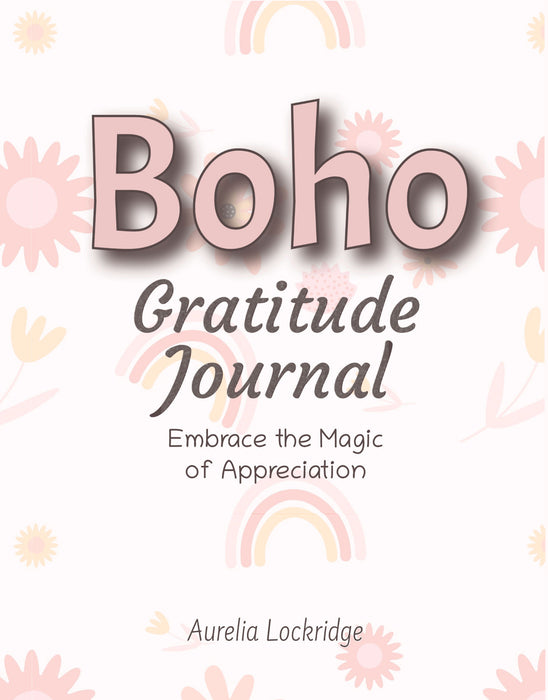 Boho Gratitude Journal eBook, Paperback and Hard Cover